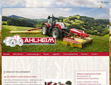 Tablet Screenshot of ahlheim-landmaschinen.de